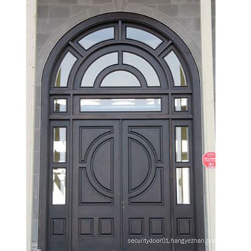 Entrance Double Wooden Main Door Design, Arch Top Wooden Doors